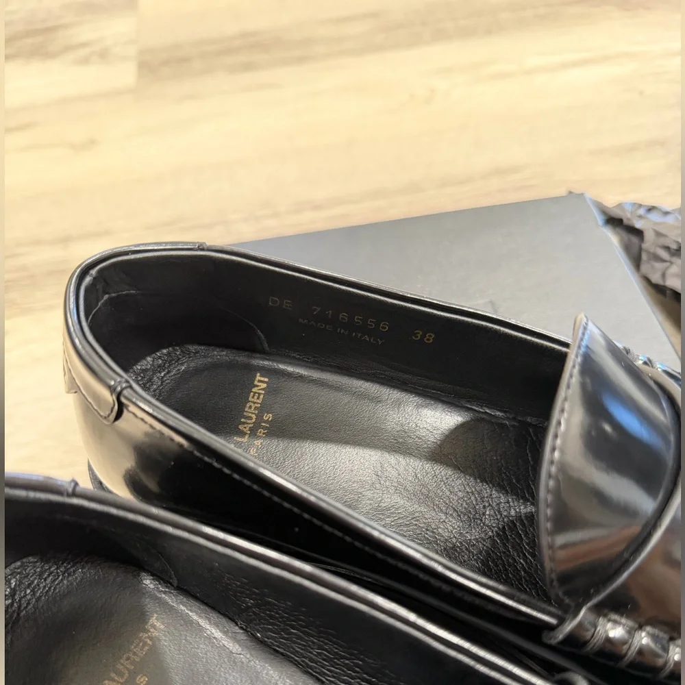 Saint Laurent Le Loafer Monogram Leather Penny